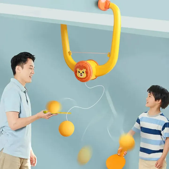 Kids Table & Door Hanging Ping Pong Tennis Game With (Set Of 2 Rackets)