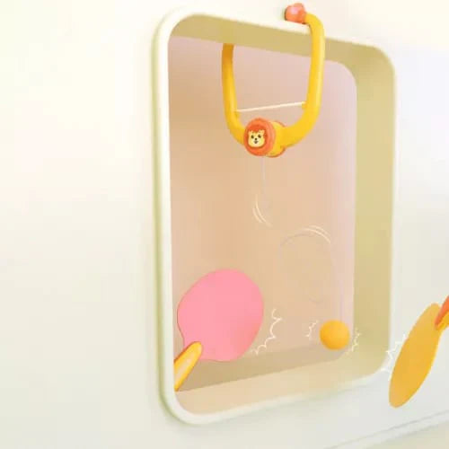 Kids Table & Door Hanging Ping Pong Tennis Game With (Set Of 2 Rackets)